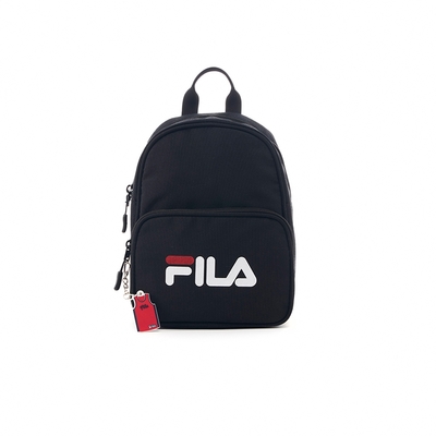 FILA LOGO後背包(附吊飾)-黑色 BPY-1102-BK