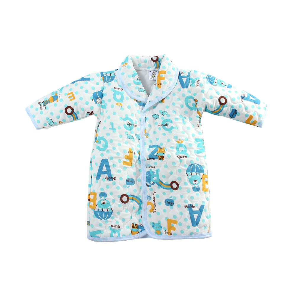 魔法Baby~嬰幼兒睡袍 台灣製冬季鋪棉厚款極暖睡袍  k61593