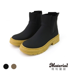 Material瑪特麗歐【全尺碼23-27】女鞋 靴子 MIT簡約輕量馬丁靴 T53027