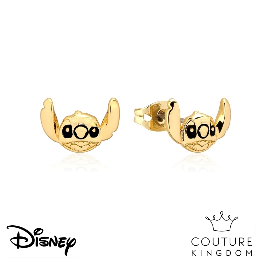 Disney Jewellery by Couture Kingdom 星際寶貝史迪奇鍍14K金耳釘