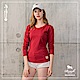 ROUSH 女生小口袋V領竹節棉長TEE (3色) product thumbnail 1