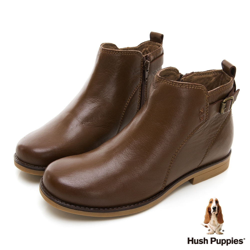 Hush Puppies CALEY 個性短靴-咖啡色