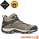 【MERRELL】男 ALVERSTONE 2 MID GORE-TEX 多功能防水透氣登山健行鞋_ML036917-深褐色 黑 product thumbnail 1