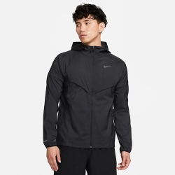 NIKE 外套 男款 運動連帽外套 防曬 防潑水 AS M NK IMP LGHT WINDRNNER JKT 黑 FB7541-010 (2S3643)