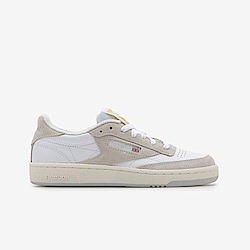 Reebok Club C 85 [100073833] 男女 休閒鞋 經典 復古 低筒 簡約 百搭 舒適 米白 灰