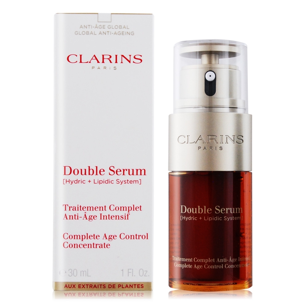 *CLARINS 克蘭詩 黃金雙激萃-超級精華30ml-國際航空版