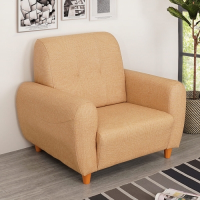 Homelike 赫里亞貓抓皮沙發-單人座-95x88x87cm