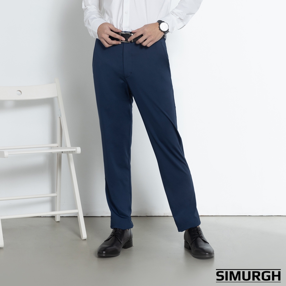 SIMURGH-舒仕裝-合身版西裝褲-深藍色