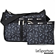 LeSportsac - Standard 雙口袋A4大書包-附化妝包 (黑貓與鳥) product thumbnail 1