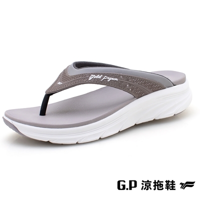 G.P 輕羽緩壓女用人字拖鞋(G2270W-70)灰色(SIZE:36-39)GP 拖鞋 夾腳拖 阿亮 卜學亮