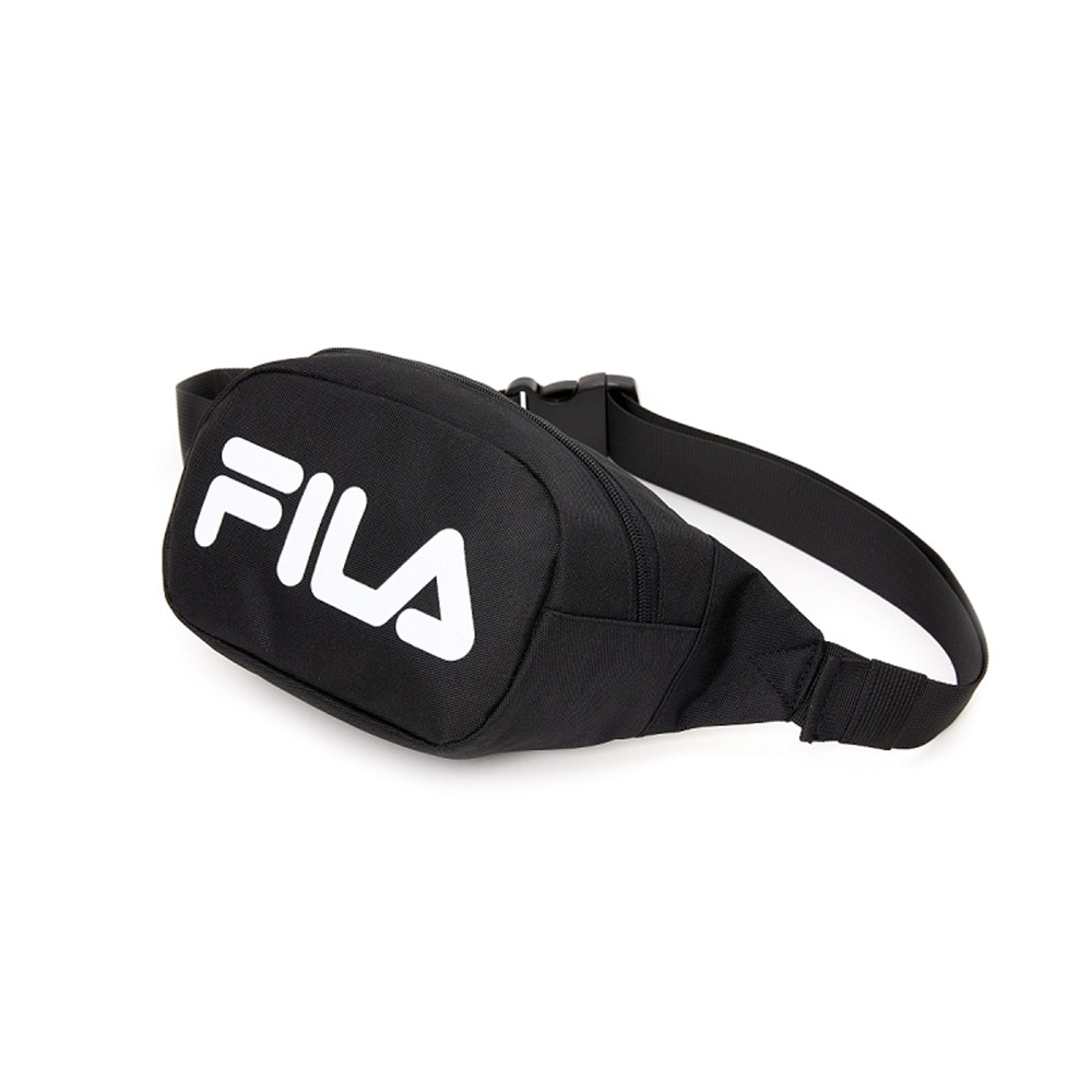 FILA LOGO 運動腰包 潮流腰包-黑 BWV-1001-BK product lightbox image 1