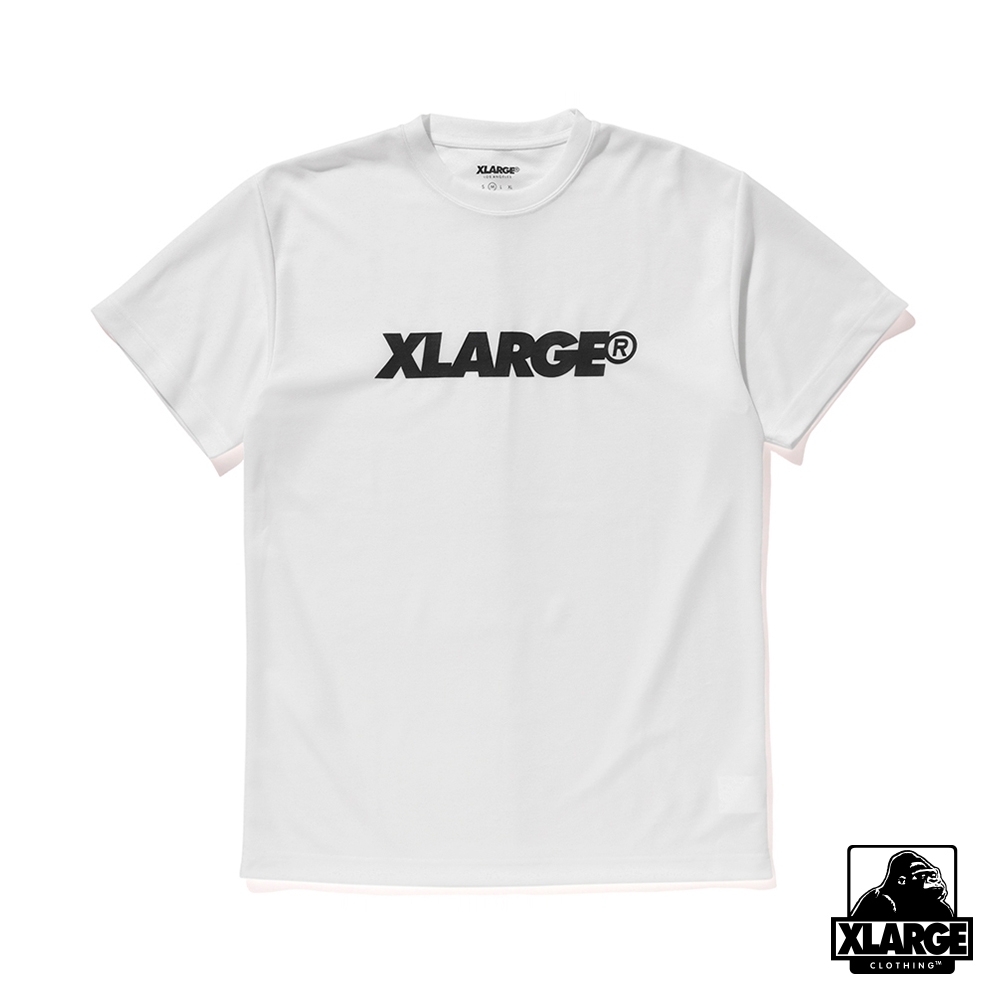 XLARGE S/S TEE STANDARD LOGO DRY短袖T恤-白