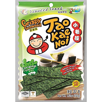 小老板 厚片海苔-原味(32gx6包)