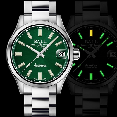 BALL 波爾錶 天文台認證 Engineer Master II Endurance 1917限量機械腕錶(NM3500C-S2C-GR)綠/45mm