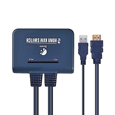 BOWU 2埠HDMI 4K2K KVM電腦切換器(HR021)