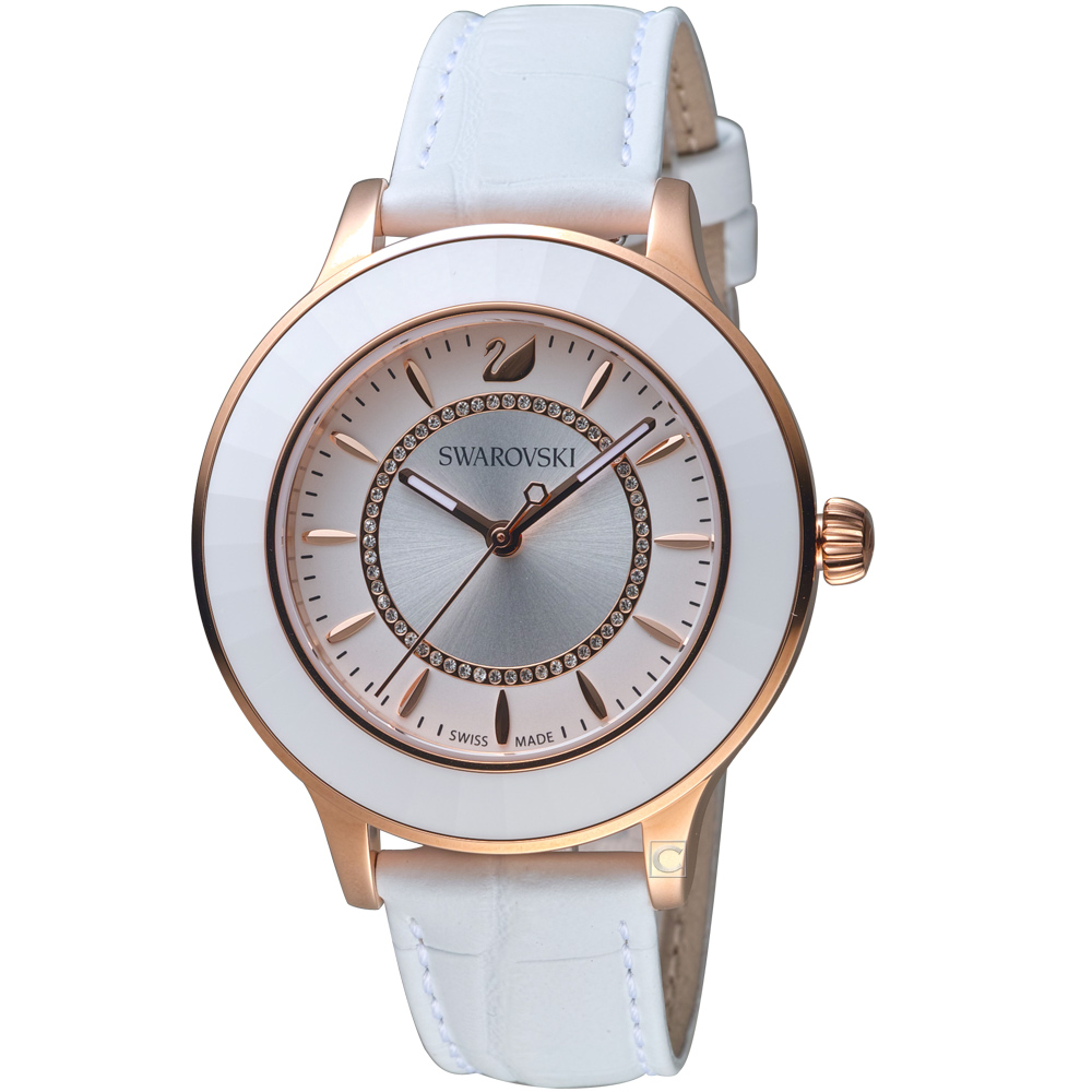 SWAROVSKI施華洛世奇Octea Lux現代時尚腕錶(5414416)-白