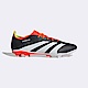 Adidas Predator League L FG IG7762 男女 足球鞋 室外 運動 訓練 膠釘 黑 橘 product thumbnail 1