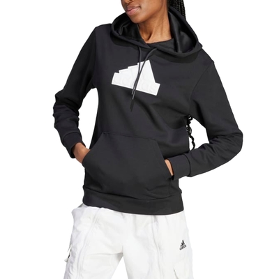 【Adidas 愛迪達】 W FI BOS HOODIE 連帽長袖T恤 女 - IM4874