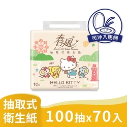 KITTY衛生紙100抽X70包/箱