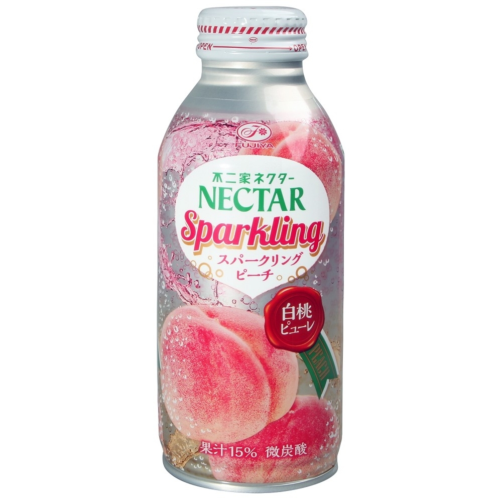 不二家 NECTAR碳酸飲料-水蜜桃風味(380ml)