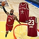 Nike 球衣 Jordan NBA Swingman 男款 紅 黃 LeBron James 全明星賽 FQ7732-603 product thumbnail 1