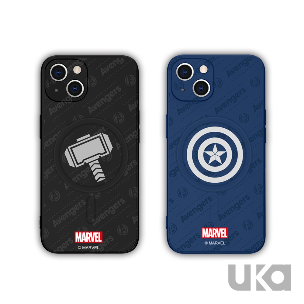 Marvel 漫威 iPhone 13 6.1吋 英雄系列液態矽膠MagSafe磁吸手機殼(2款)