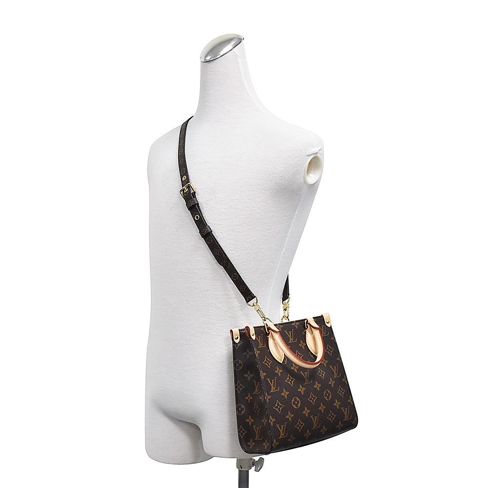 LOUIS VUITTON Handbag M45847 Sac Plat BB Monogram canvas Brown Women N –