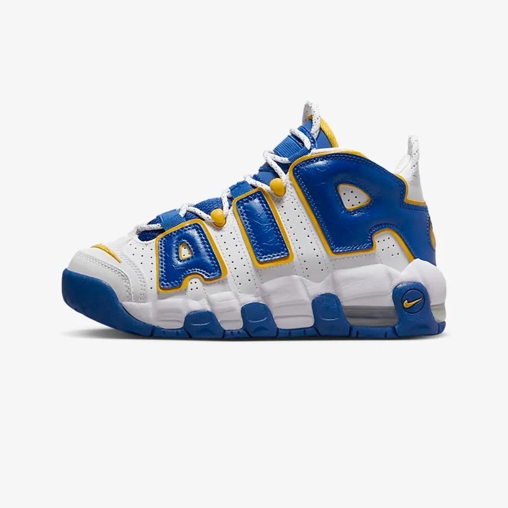 NIKE AIR MORE UPTEMPO GS 大童運動藍球鞋-藍白-DZ2759141