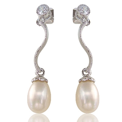 【小樂珠寶】母親節時尚美系單品-頂級天然珍珠耳環