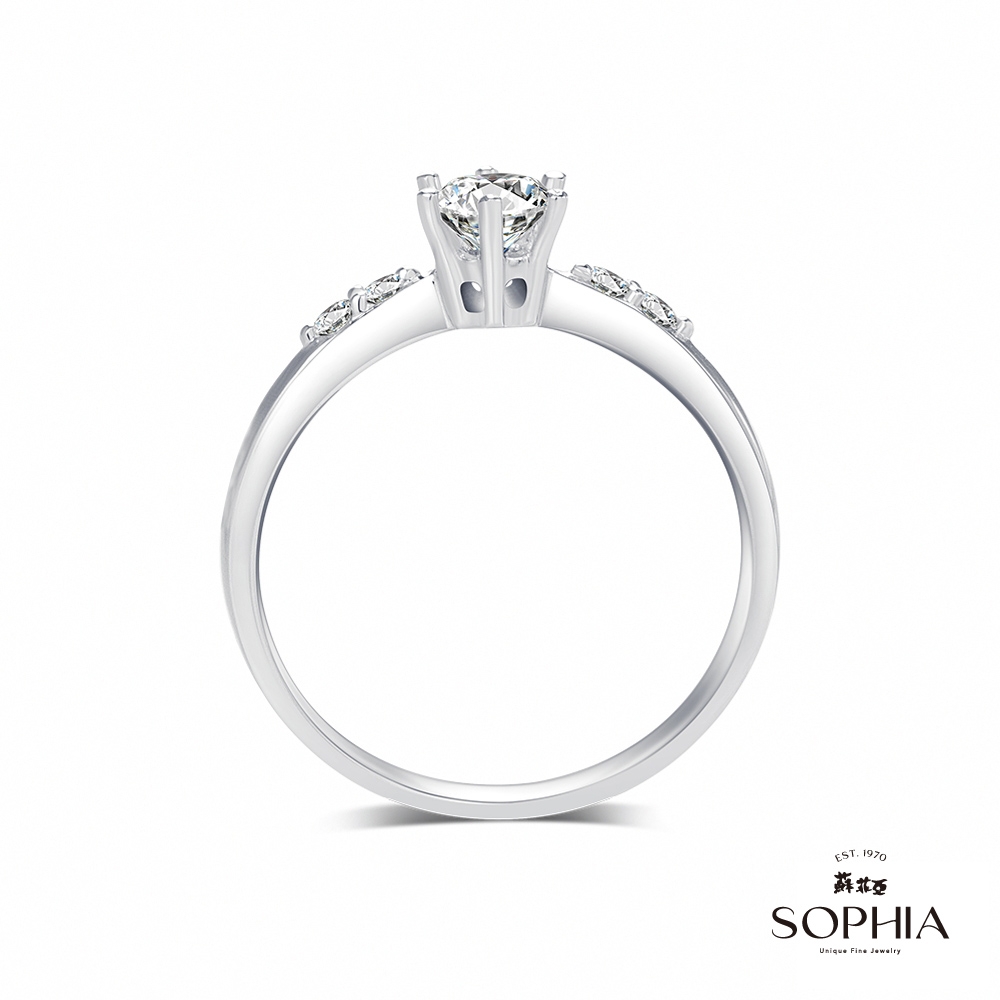 SOPHIA 蘇菲亞珠寶 - 珍惜 30分 GIA D/SI1 18K金 鑽石戒指