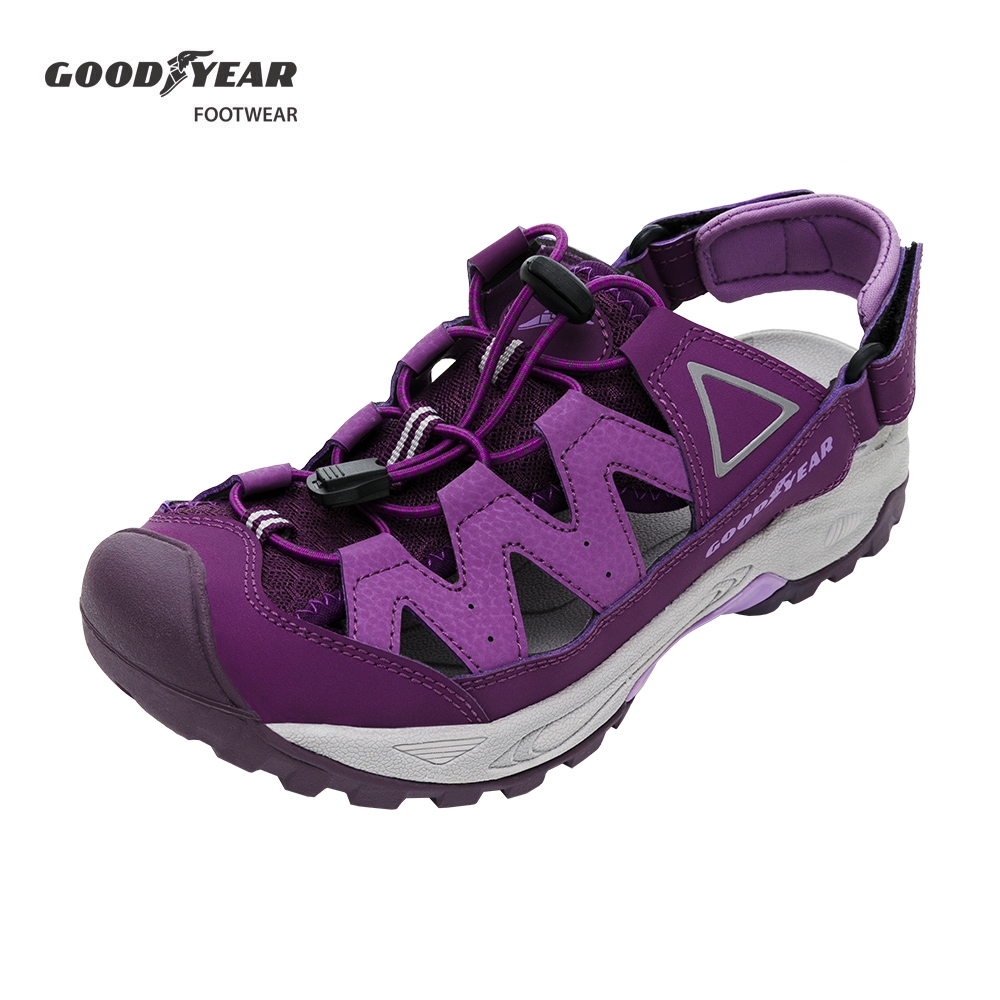 GOODYEAR固特異 女款 水陸護趾涼鞋-紫/GAWS12601