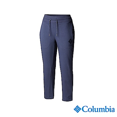 Columbia 哥倫比亞 女款-UPF50 棉質七分褲-深藍 UAR25620NY