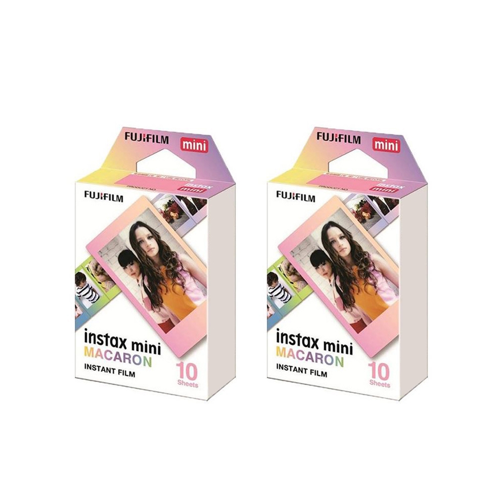 富士 instax mini 馬卡龍漸層底片 2盒 (2入共20張)