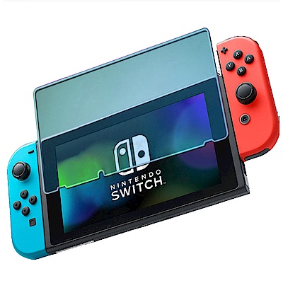 Nintendo任天堂Switch專用 9H高透光鋼化玻璃螢幕保護貼