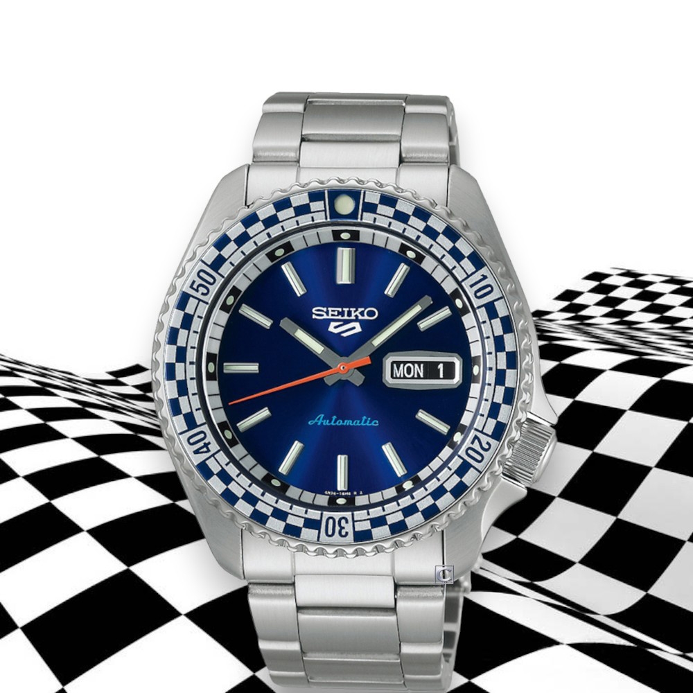 SEIKO 精工 5 Sports 賽車風格 機械腕錶-4R36-15Z0B/SRPK65K1 男錶 機械錶 手錶 新年禮物