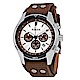 FOSSIL 老司機法式翻袖三眼計時男錶(CH2565)-銀色x37mm product thumbnail 1