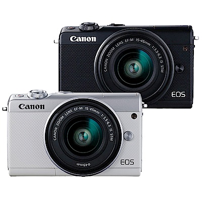 【快】CANON EOS M100+15-45mm IS STM 單鏡組*(中文平輸)