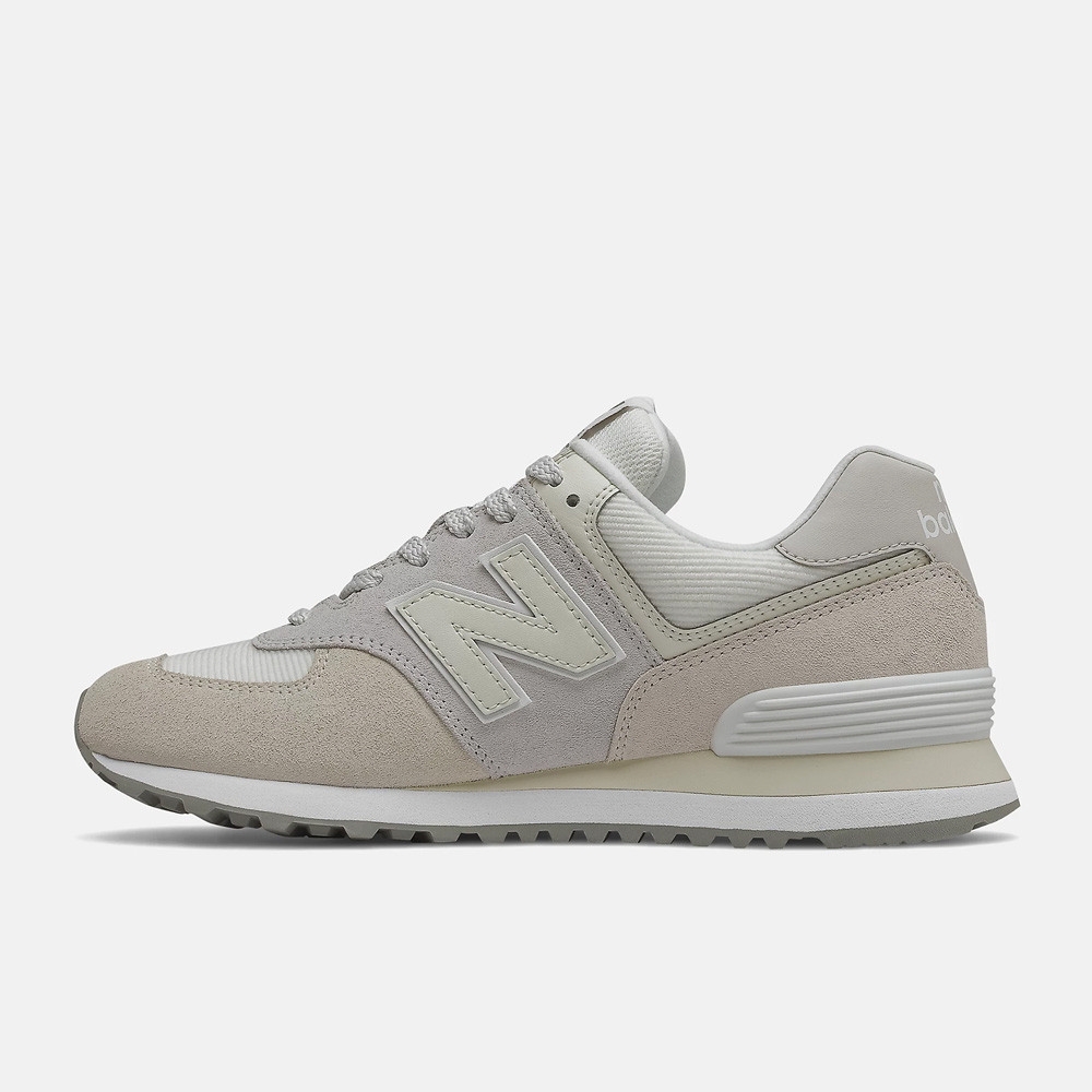 New Balance 574 復古 女休閒鞋-米灰-WL574WL2-B