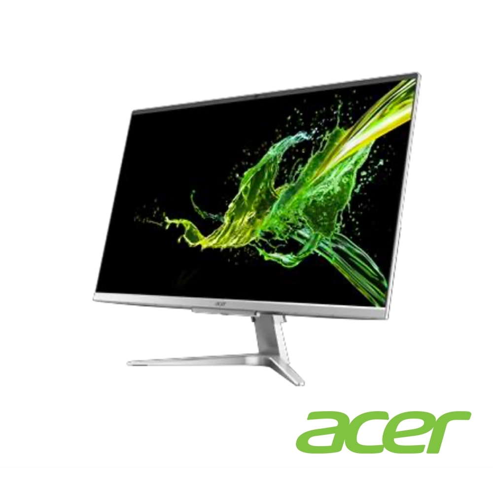 (福利品)Acer C24-962 十代i5四核雙碟獨顯24吋液晶電腦(i5-1035G1/MX130/8G/256G/1T/Win10h)