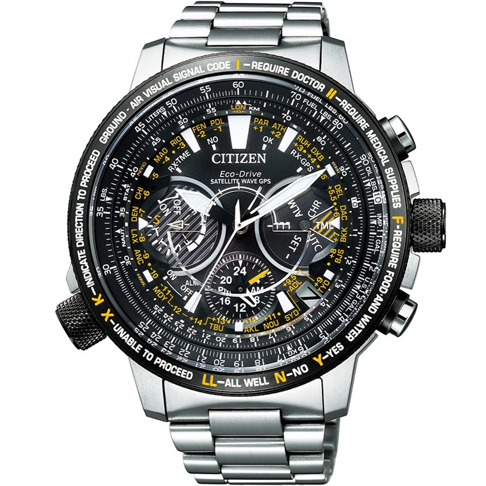 CITIZEN PROMASTER 星際救援衛星對時手錶(CC7014-82E)49mm