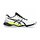 Asics Geltactic 12 男鞋 白黑綠色 排球鞋 羽球鞋 亞瑟士 運動鞋 1071A090101 product thumbnail 1