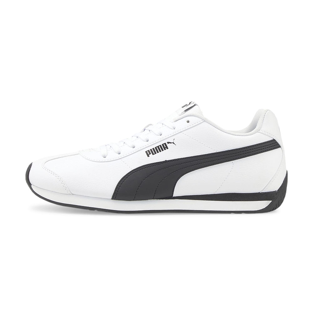 Puma Turin 3 男女鞋 白黑色 復古 簡約 合成皮革 柔軟 舒適 情侶 休閒鞋 38303706