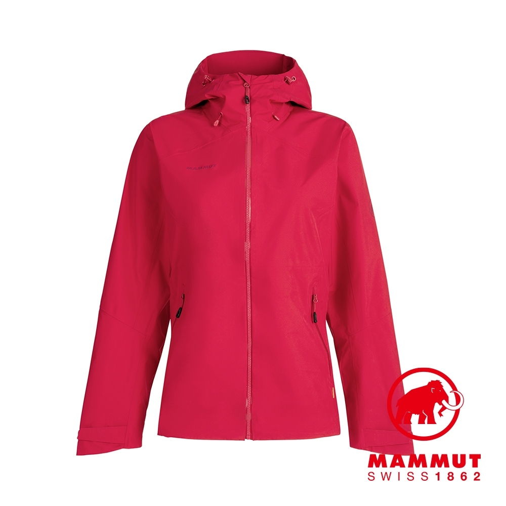 【Mammut 長毛象】Convey Tour HS Hooded Jacket GTX 防水連帽外套 夕陽紅 女款 #1010-27850