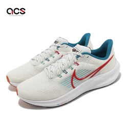 Nike 慢跑鞋 Air Zoom Pegasus 39 男鞋 白 紅藍 路跑 小飛馬 運動鞋 FD4322-161