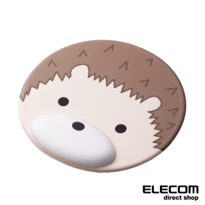 ELECOM 動物造型鼠墊-刺蝟