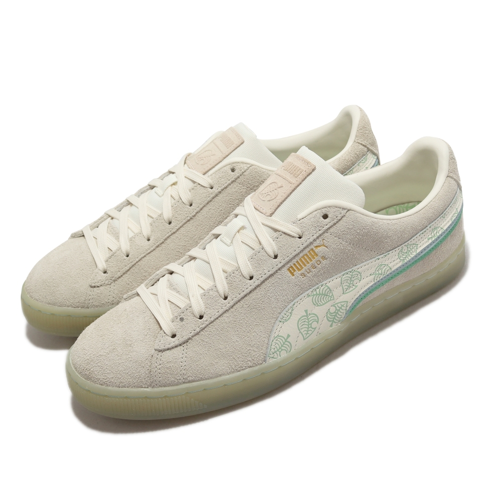 Puma 休閒鞋 Suede Animal Crossing 男鞋 米灰色 動物森友會 聯名款 38296201