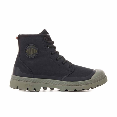 PALLADIUM PAMPA RCY LT+WP+ZIP~BLACK男女防水靴-黑灰-74066008