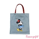 Disney collection by grace gift-迪士尼米妮圖案牛仔布方包 牛仔藍 product thumbnail 1