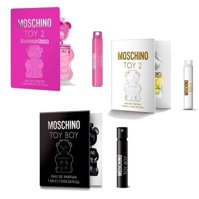 *MOSCHINO 熊芯未泯2 +TOY BOY+泡泡熊 (1ml針管香水組合)