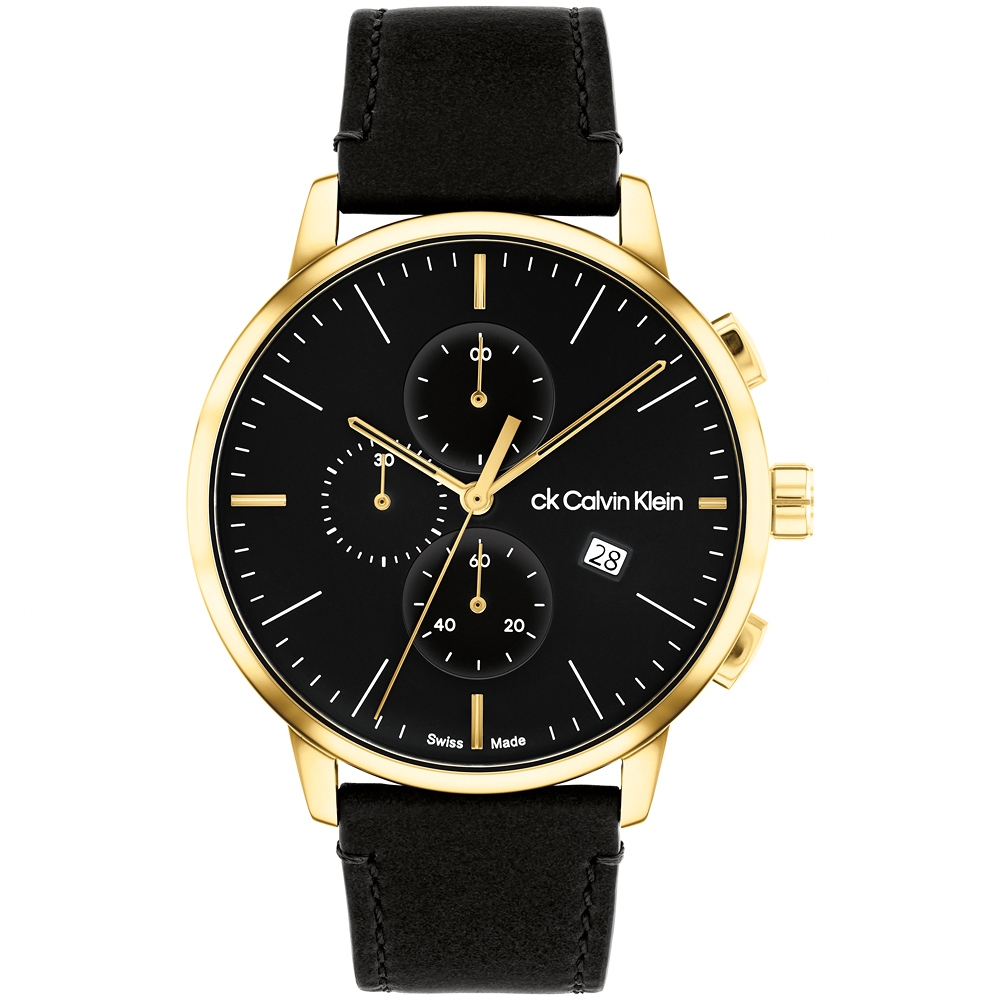 Calvin Klein CK Forward系列 三眼計時手錶 送禮推薦-43mm 25000038